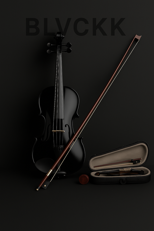 Black Acoustic Violin